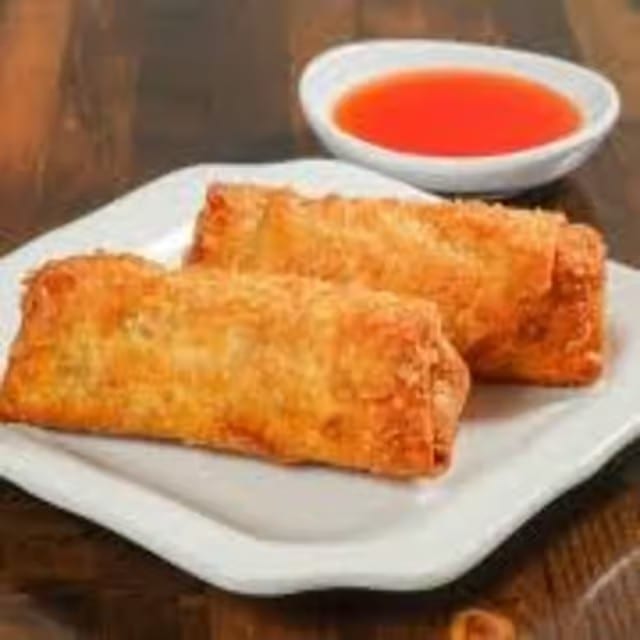 Chicken & Vegetable Eggrolls.