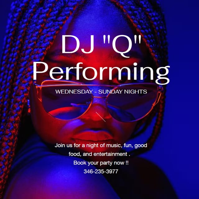 Dj "Q" Performing