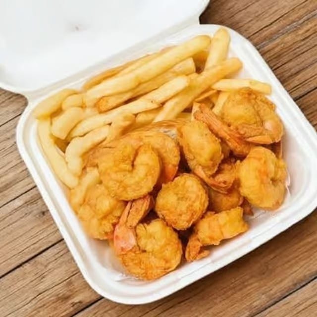Lake Michigan Fried Shrimp.